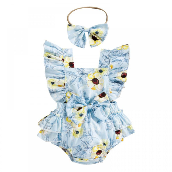 Newborn Baby Girls Summer Floral Romper Buy Baby Clothes Wholesale