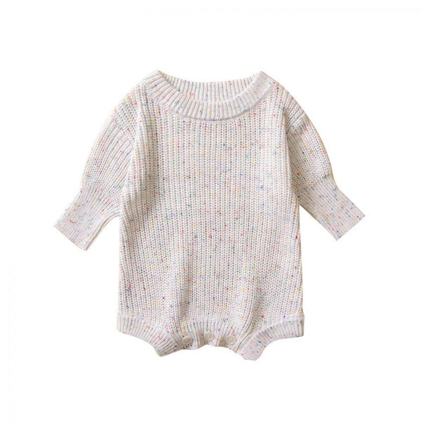 Newborn Autumn and Winter Cute Sweater Girl Baby Knitted Romper Wholesale Girls Clothes