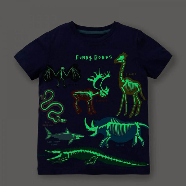 Boys Zoo Printed Top Summer Dinosaur Boy Clothing Wholesale