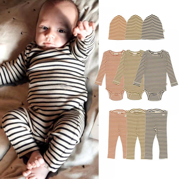 Baby Underwear Set Spring And Autumn Long Sleeve Pants For Boys And Girls Baby Cotton Split Suit Wholesale