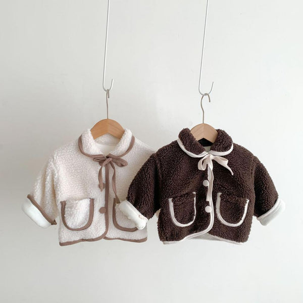 Winter Baby Western-style Brushed Coat Wholesale Baby Clothes