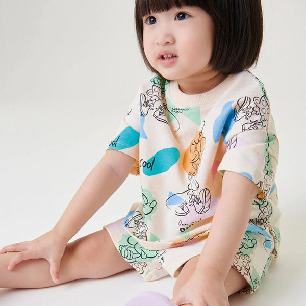 Summer Children's Clothing Breathable Cotton Girl's Suit Wholesale Girls Clothes