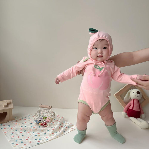 Autumn Baby Print Romper Wholesale Baby Clothes