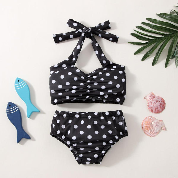 Girls' Swimsuit Ruffle Split Swimsuit Children's Bikini Fashion Suit Wholesale