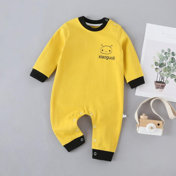 Spring and Autumn Newborn Boys and Girls Baby Cute Long Sleeve Romper Wholesale