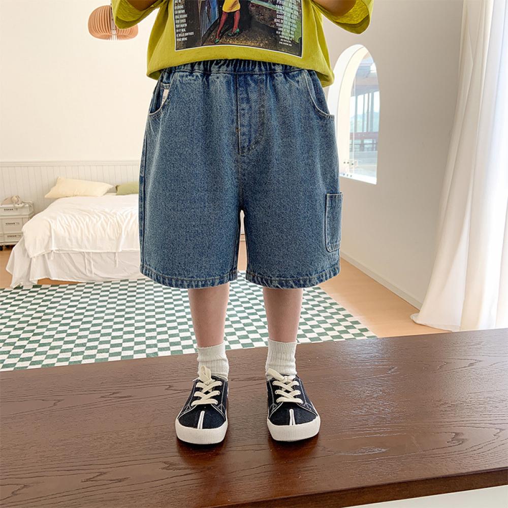 Toddler Boys Denim Shorts Fifth Pants Wholesale Toddler Boy Clothes