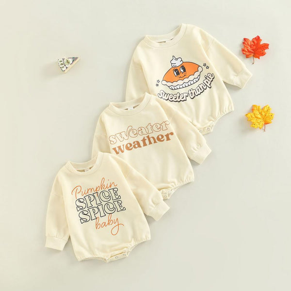 Baby Cartoon Letter Print Romper Wholesale Baby Clothes