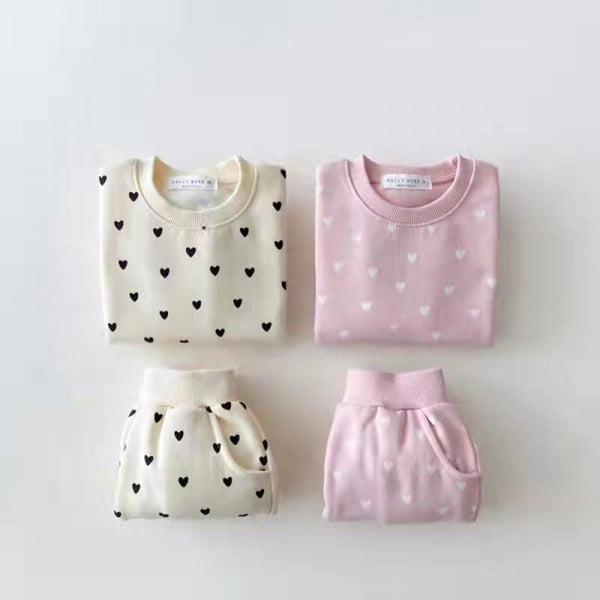 Autumn Winter Cotton Sweater Girls Baby Western Style Two Piece Set Wholesale Girls Clothes