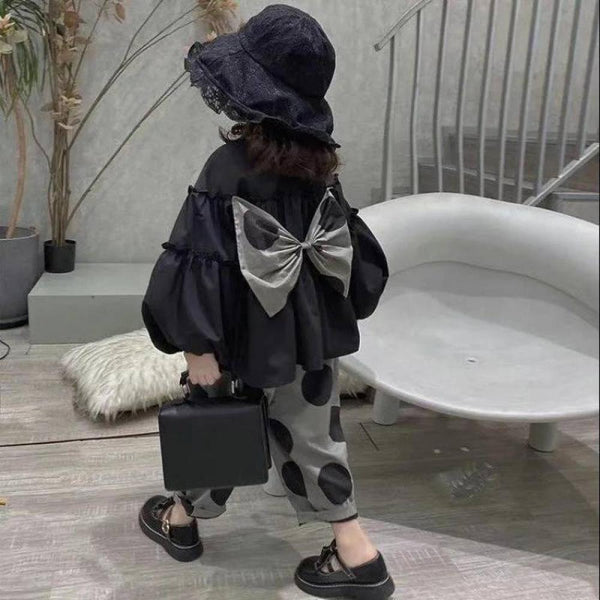 Toddler Girls Spring Autumn Top and Pants Set Girl Boutique Clothing Wholesale