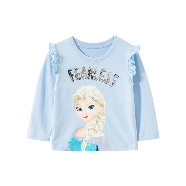 Children's Long-sleeved T-shirt Autumn And Winter Girl Top Wholesale Girl Clothing
