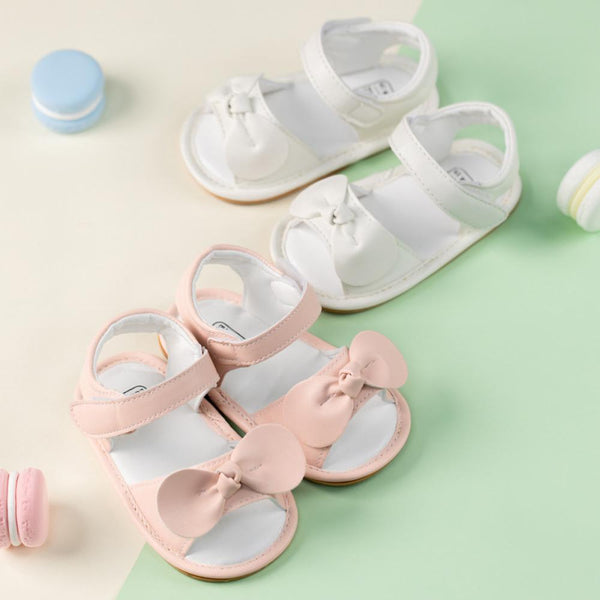 Summer baby bow anti slip breathable sandals Wholesale Children Shoes