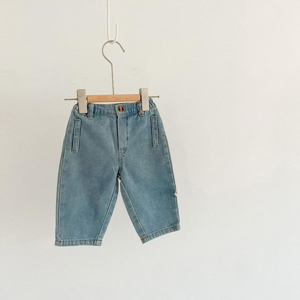 Unisex Baby Denim Trousers Wholesale Baby Clothes