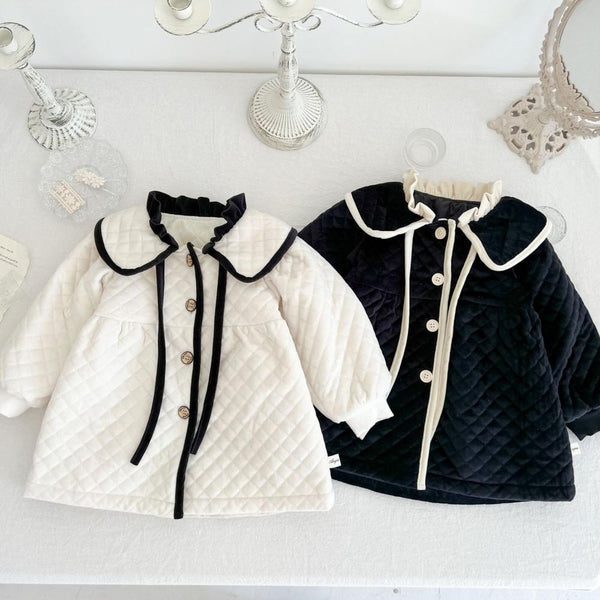 Autumn/Winter Baby Girls Western-style Cotton Coat Wholesale Girls Clothes