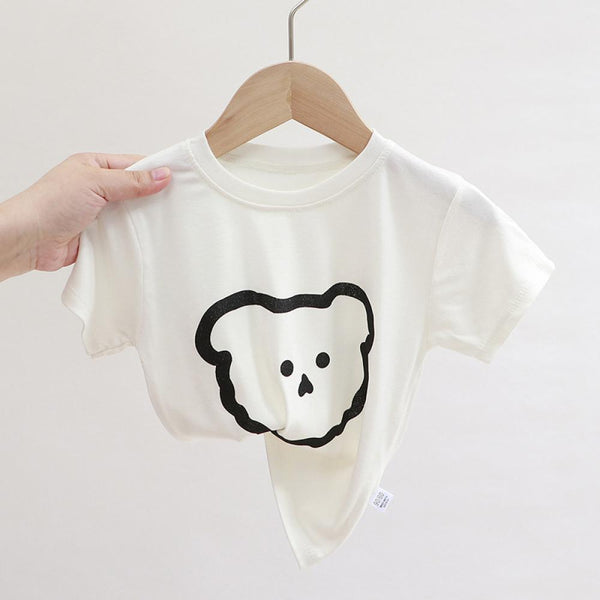 2022 Summer New Boys And Girls T-shirt Baby Casual Children's Short-Sleeved T-shirt Wholesale Kids Clothing Vendors