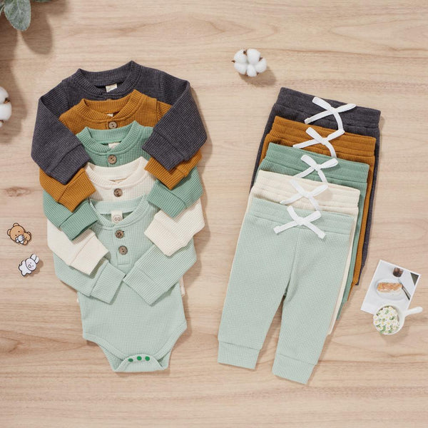 Boys' Autumn Cotton Long-Sleeved Fart Trousers Two-Piece Set Baby Wholesale Clothing