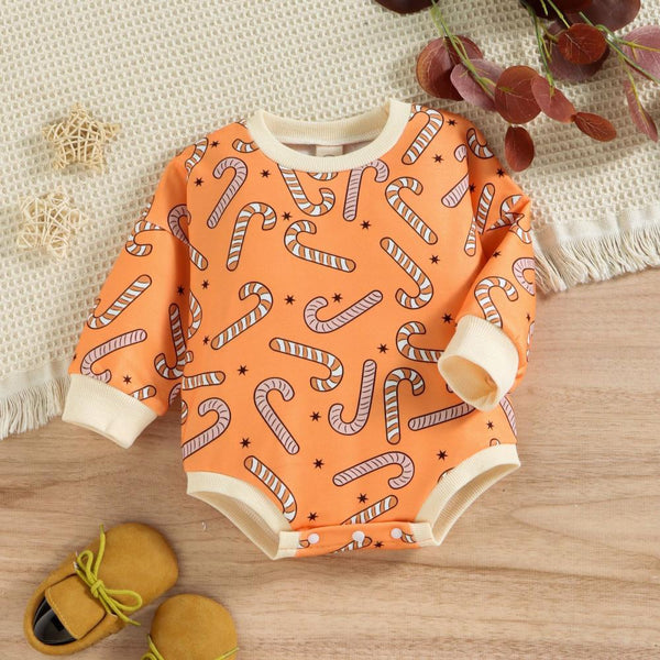 Christmas Winter/Autumn Baby Girls Romper Wholesale Baby Clothes