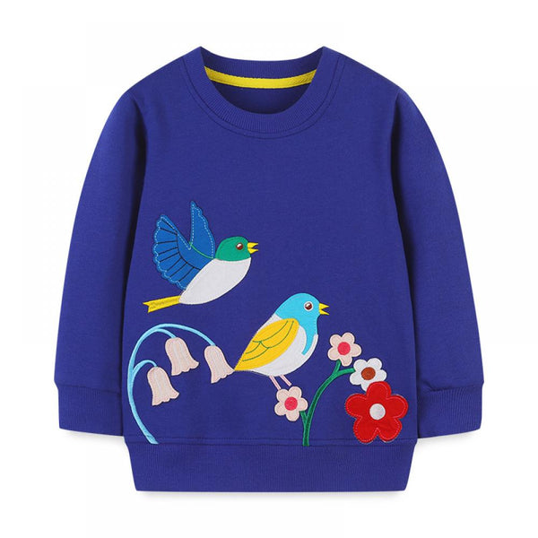 Autumn Toddler Girls Western-style Embroidery Shirt Wholesale Girls Clothes