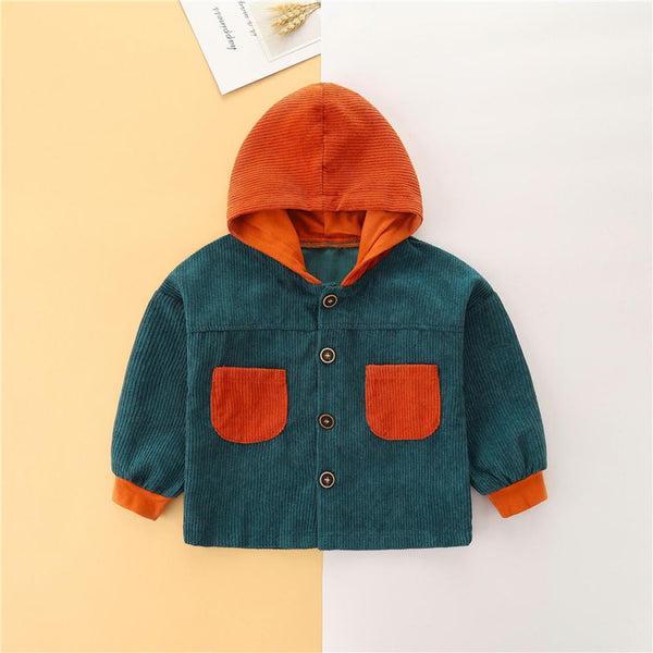 Autumn Toddler Girls Casual Hooded Coat Wholesale Girls Clothes