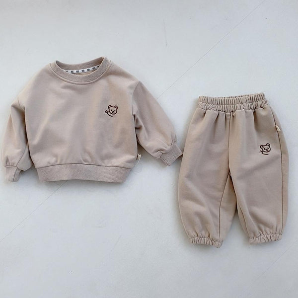 Autumn Baby Embroidery Suit For Boys And Girls Wholesale Boutique Baby Clothes
