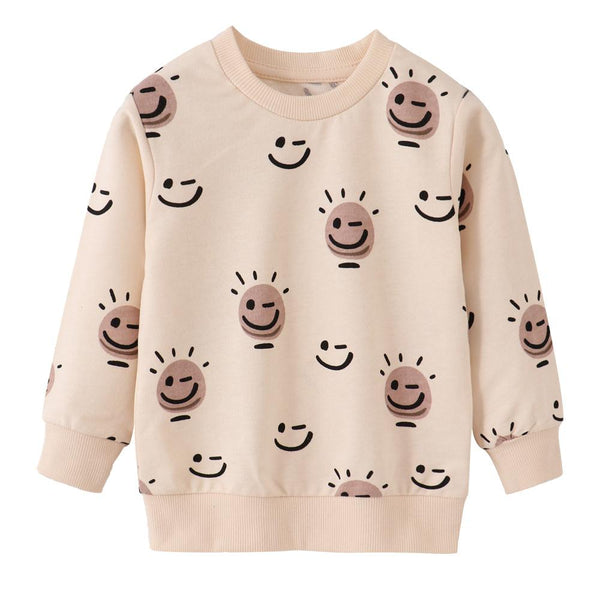 Girls Autumn Sun Smile Top Baby Girl Boutique Clothing Wholesale