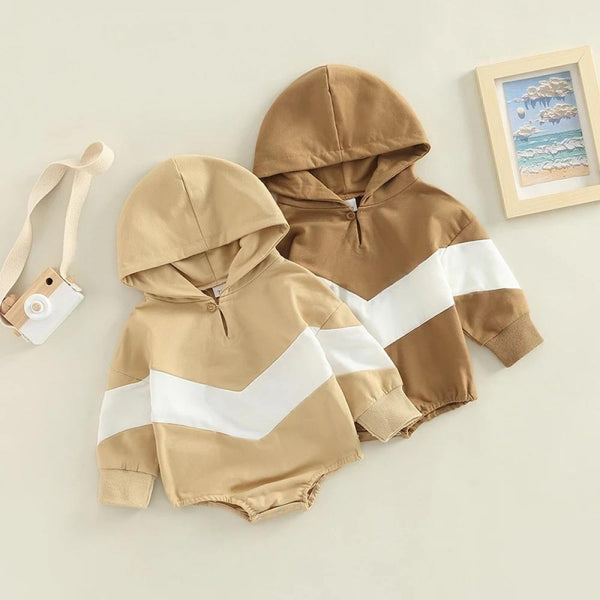 Autumn Baby Boys And Girls Hooded Romper Wholesale Baby Children Clothes