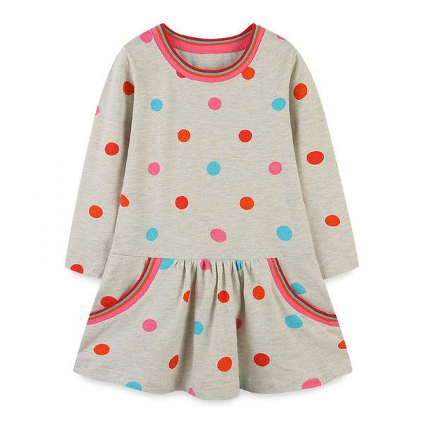 Western-style Toddler Girls Autumn New Cute Dress Wholesale