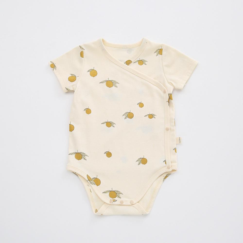 Newborn Baby Romper Floral Lemon Cherry Printed Jumpsuit Buy Baby Clothes Wholesale