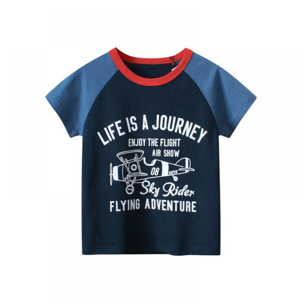 Boys' Short Sleeve T-shirt Summer New Children's Clothing Baby Clothes Wholesale
