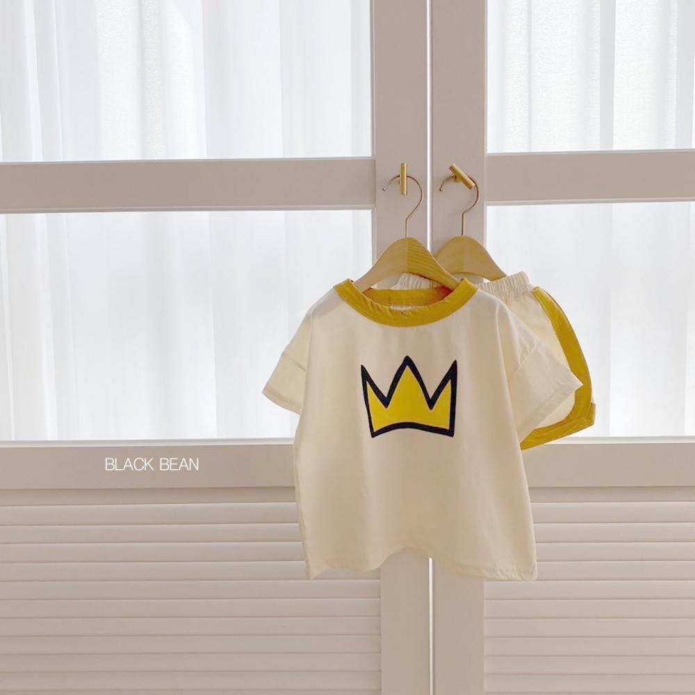 Newborn Two-Piece Boys And Girls Baby Suits Ins Summer Clothes New Baby  Baby Cute Crown Printing Cotton Suit Wholesale Baby Clothes