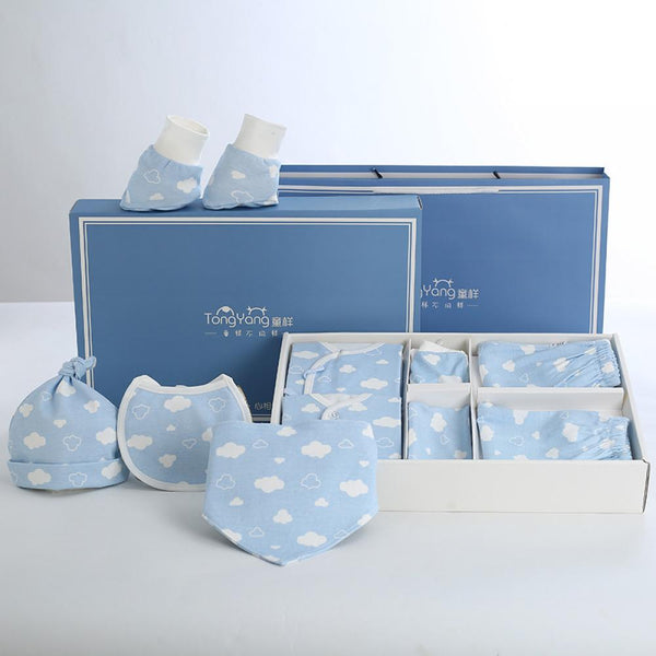 Newborn Clothes 0-3 Months Pure Cotton Spring And Autumn Gift Box Set Wholesale Baby Suppliers
