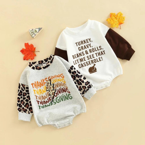Autumn Baby Leopard Letter Print Color-block Triangle Romper Wholesale Baby Children Clothes