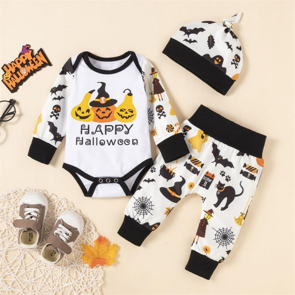Baby Clothes Halloween Romper Three-piece Set Wholesale Boys Clothes