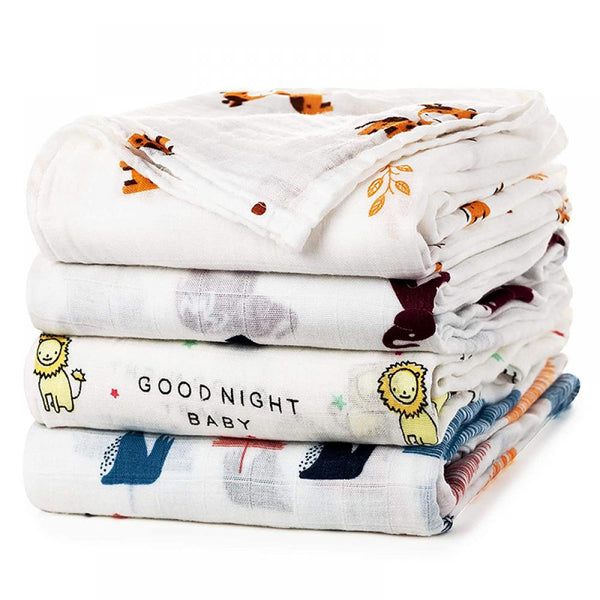 Baby Gauze Blanket Newborn Swaddling Towel Bamboo Cotton Wholesale Baby Blanket