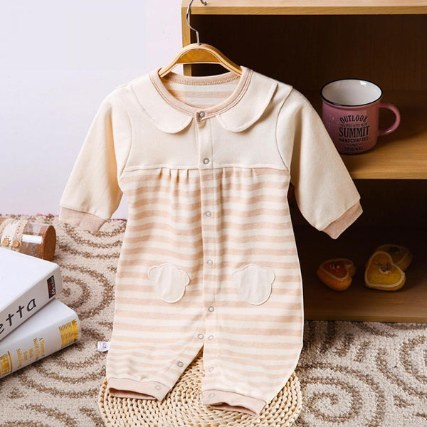 Newborn Baby Girls Cotton Romper Spring and Autumn Boutique Baby Clothes Wholesale