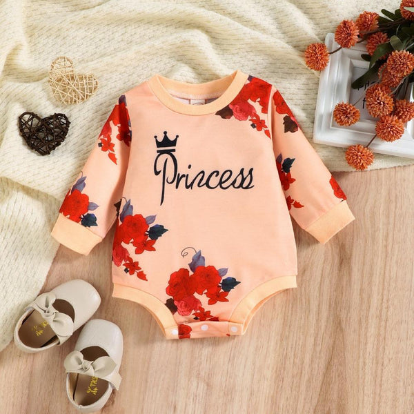 Baby Girls Autumn Long-sleeve Romper Wholesale Baby Clothes