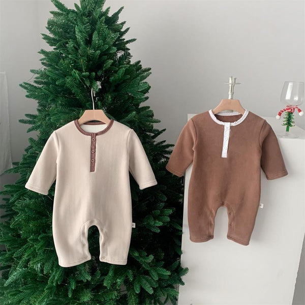 Baby Jumpsuit Fall/winter New Suede Children's Clothing Wholesale Baby Clothes