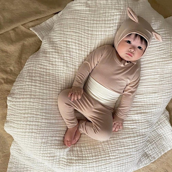Baby Pajamas Set Autumn High Waist Newborn Clothes + Hat Wholesale Baby Clothes