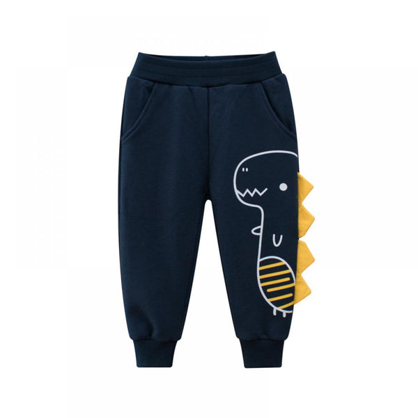 Spring and Autumn Children's Dinosaur Pants Wholesale Boy Pants