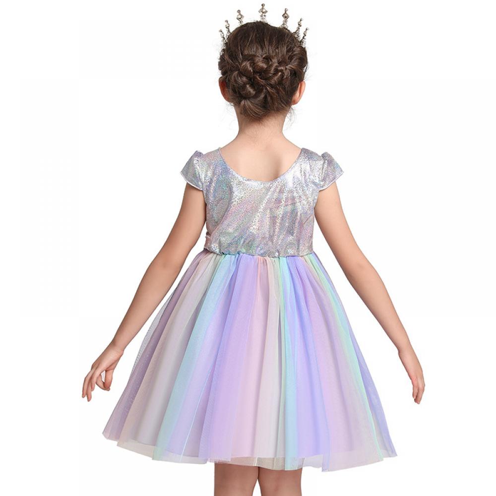 New Toddler Girls Dresses Bowknot Birthday Dress Princess Dress Mesh Dress Wholesale Clothing For Girls