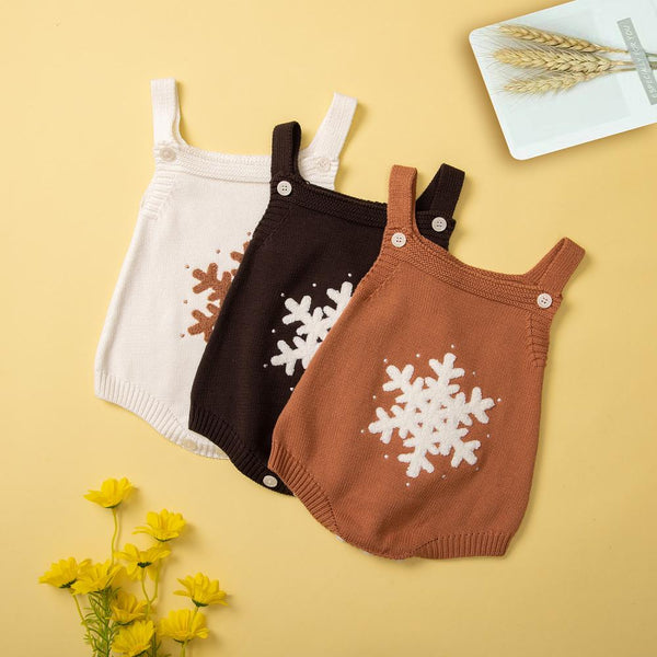Spring and Autumn Suspenders Woolen Romper For Baby Boys and Girls Wholesale