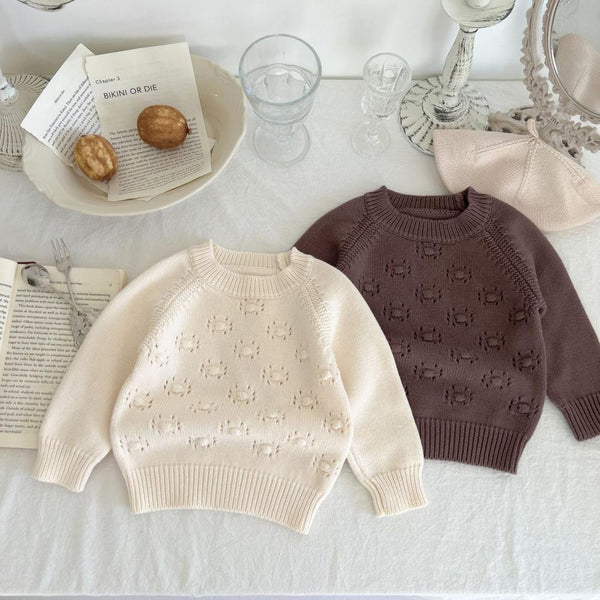 Baby Girl Knit Sweater Autumn Pullover Sweater Baby Boutique Clothes In Bulk