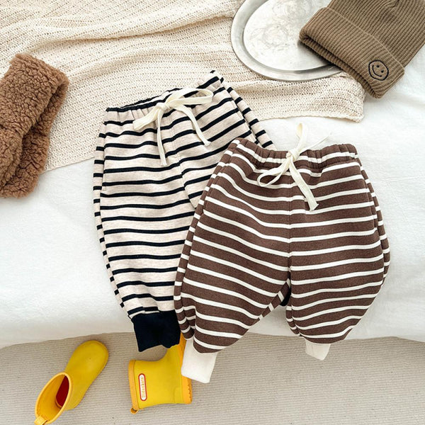 Baby Plus Velvet Casual Pants Autumn And Winter Pants Wholesale Baby Children Clothes