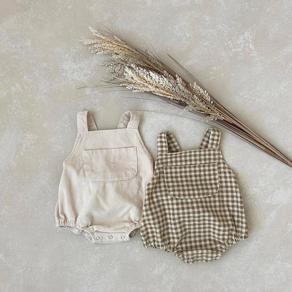 Baby Autumn Corduroy Pocket Strap Jumpsuit Wholesale Baby Clothes