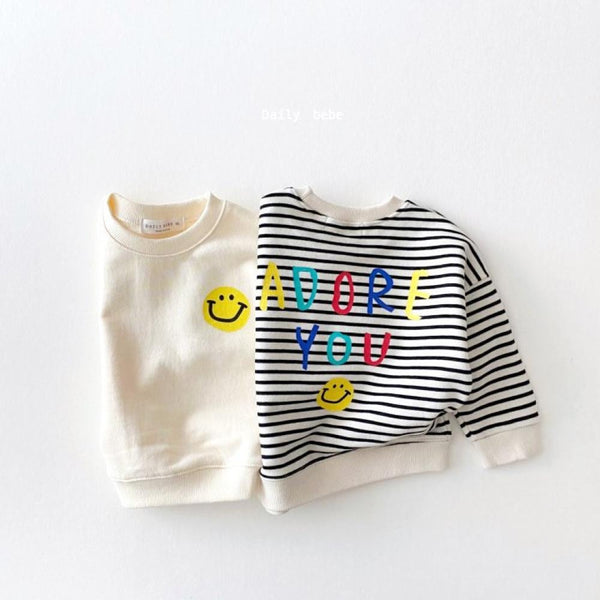 Children's Sweater Baby Spring Clothes Smiley Sweater Baby Wholesale Clothing