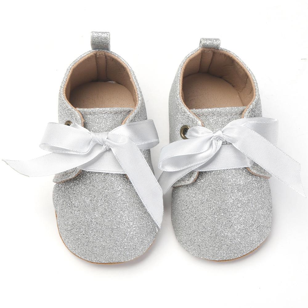 Newborn Baby Shoes Sparkly Soft Soled Baby Shoes 0-1Y Sequin Leopard Baby Shoes Wholesale