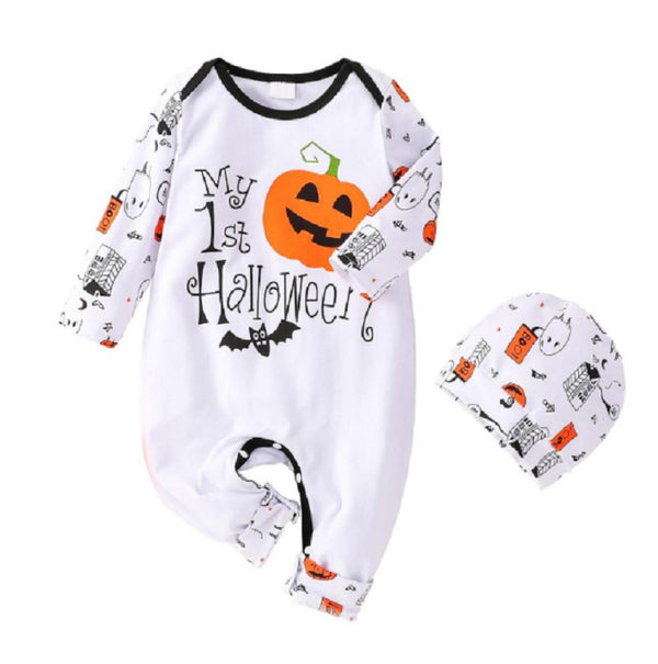 Newborn Baby Romepr Saints' Day Holloween Jumpsuit Where To Buy Baby Clothes In Bulk