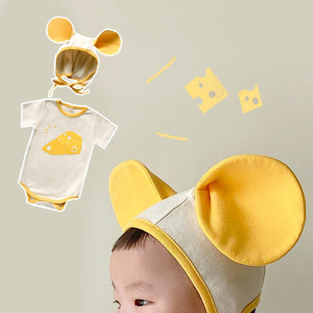 Unisex Baby Boys Summer Romper with Hat Wholesale Baby Clothes In Bulk