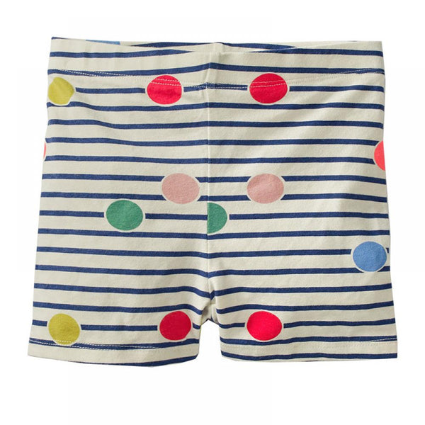 Summer Leggings Girls Tight Knitted Cotton Stretch Shorts Wholesale Kids Clothes