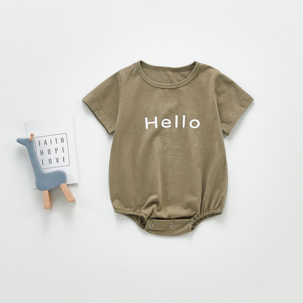 Newborn Baby Letter Printed Romper Baby Clothing Cheap Wholesale