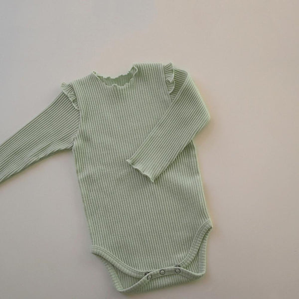 Autumn Baby Solid Color Pit Strip Bodysuit Wholesale Baby Clothes
